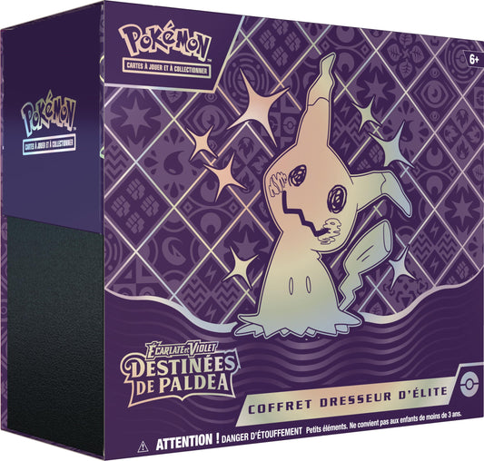 POKÉMON JCC - ÉCARLATE ET VIOLET - COFFRET DRESSEUR D’ÉLITE DESTINÉES DE PALDEA