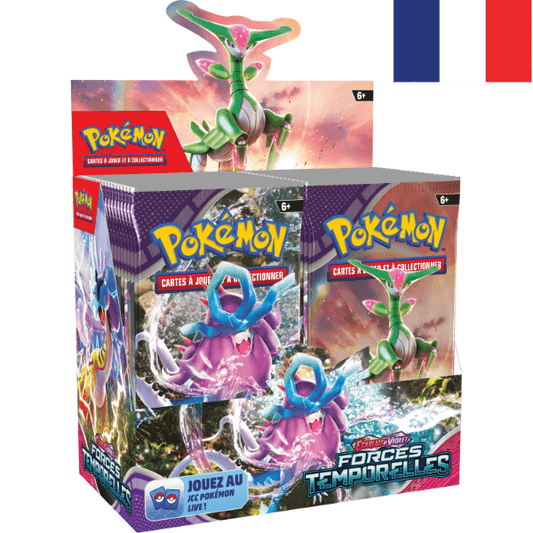 POKÉMON JCC - ÉCARLATE ET VIOLET - PACK DE BOOSTER FORCES TEMPORELLES (DISPLAY X36)