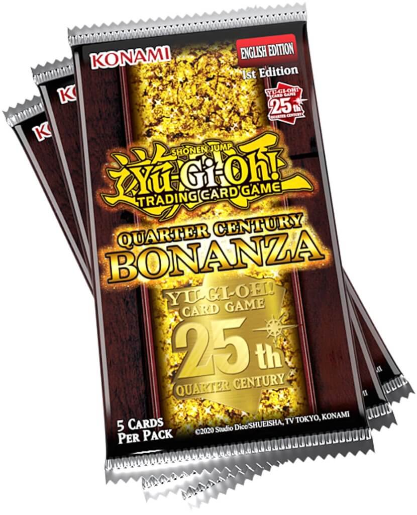ENVOI LE 7/11 : YU-GI-OH! JCC - DISPLAY DE PACK DE BOOSTER LA BONANZA DU QUART DE SIÈCLE (24 BOOSTERS) - FR