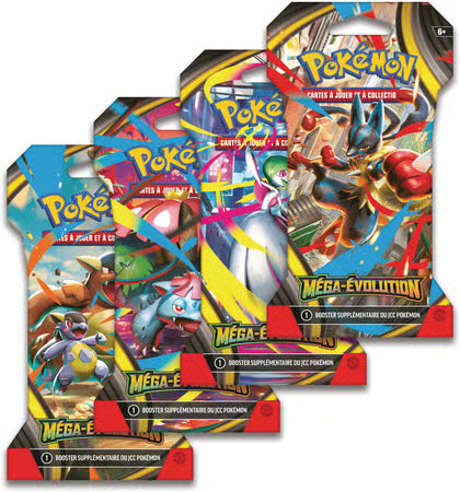 POKÉMON JCC - MÉGA-ÉVOLUTION - PACK DE 4 BOOSTER BLISTER ME01 - FR