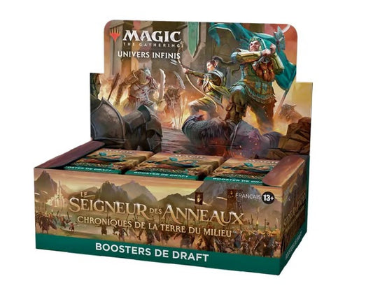 MAGIC: THE GATHERING - DISPLAY DE BOOSTERS DE DRAFT LE SEIGNEUR DES ANNEAUX 14/03 : CHRONIQUES DE LA TERRE DU MILIEU (36 BOOSTERS) - FR