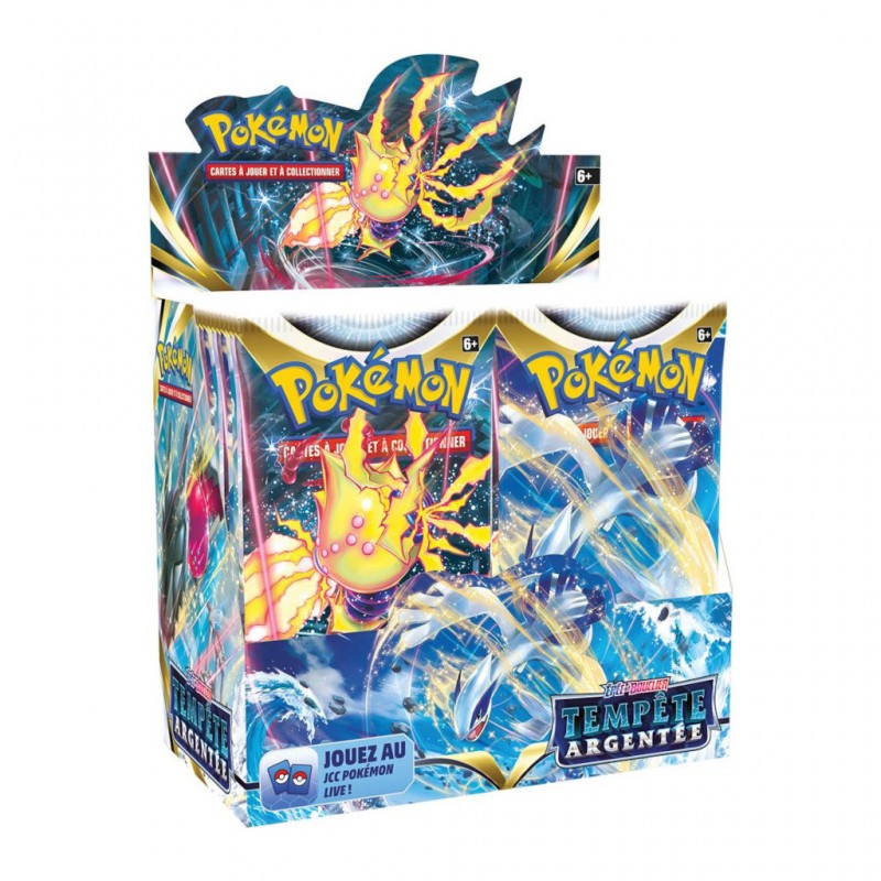POKEMON - EPEE ET BOUCLIER - DISPLAY 36 BOOSTER TEMPETE ARGENTEE