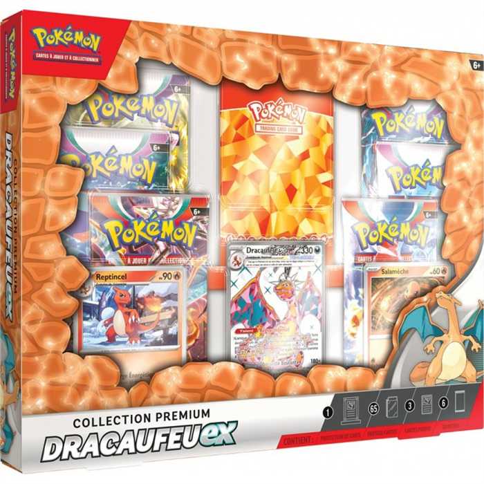 PACK DU BLACK FRIDAY : 1 COFFRET PIKACHU ZENITH 5 BOOSTER + 1 COFFRET DRACAUFEU PREMIUM EX