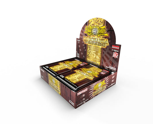 ENVOI LE 7/11 : YU-GI-OH! JCC - DISPLAY DE PACK DE BOOSTER LA BONANZA DU QUART DE SIÈCLE (24 BOOSTERS) - FR