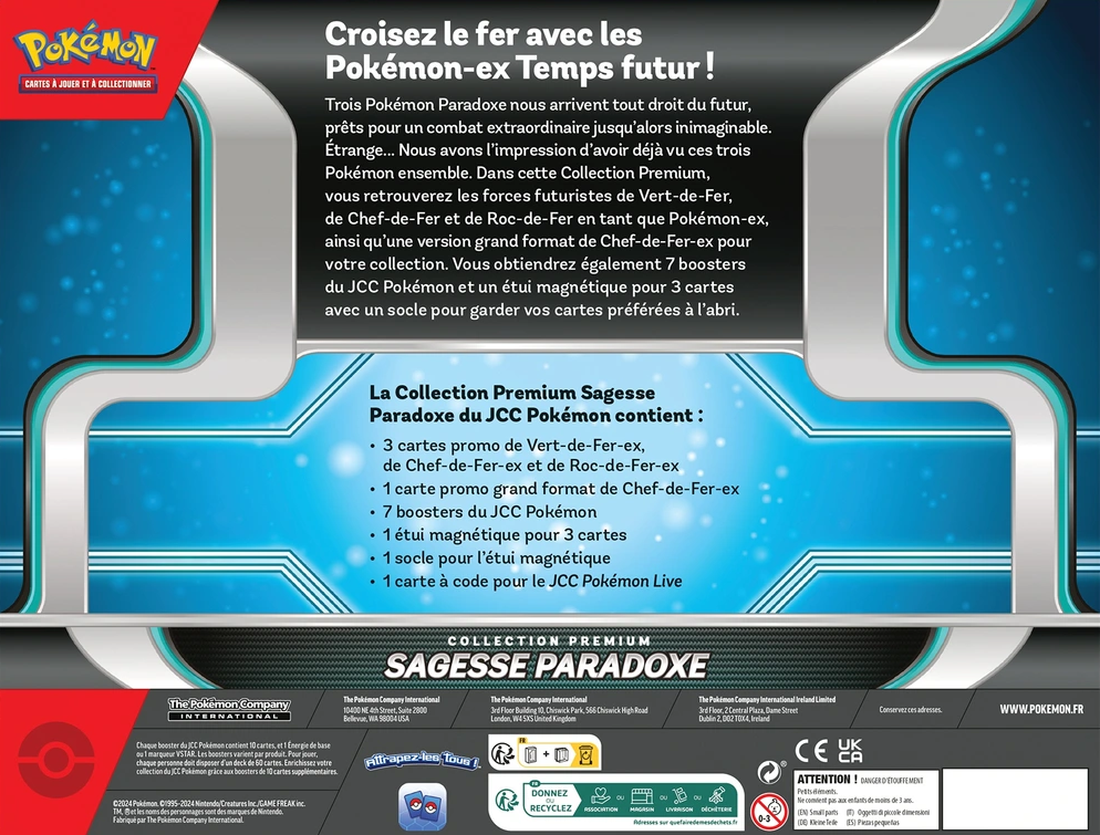 POKÉMON JCC - COLLECTION PREMIUM SAGESSE PARADOXE