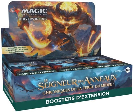 MAGIC: THE GATHERING 14/03 - DISPLAY DE BOOSTERS D'EXTENSION LE SEIGNEUR DES ANNEAUX : CHRONIQUES DE LA TERRE DU MILIEU (30 BOOSTERS) - FR