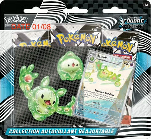 LIMITE DE 1/ PERSONNE : POKÉMON JCC : COLLECTION AUTOCOLLANT RÉAJUSTABLE ÉCARLATE ET VIOLET - EV 10.5 FOUDRE NOIRE - FR