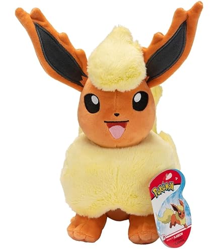 POKÉMON - EVOLITIONS - PELUCHE PYROLI 20CM