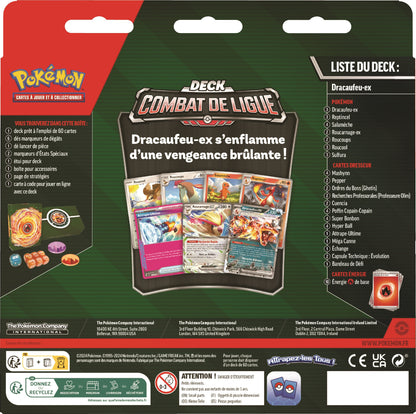 POKÉMON JCC - DECK COMBAT DE LIGUE DRACAUFEU-EX