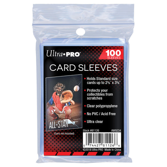 ULTRA PRO - SACHET DE 100 PROTÈGES CARTES SOUPLE FORMAT STANDARD