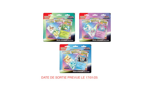 LIMITE A 6/ PERSONNE : Pokémon – EV8.5 – 1 TRIPACK ALEATOIRE Évolutions Prismatiques – FR