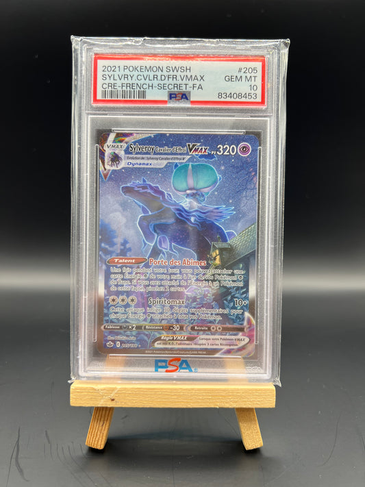 CARTE POKÉMON : SYLVEROY 205/198 PSA 10 FR