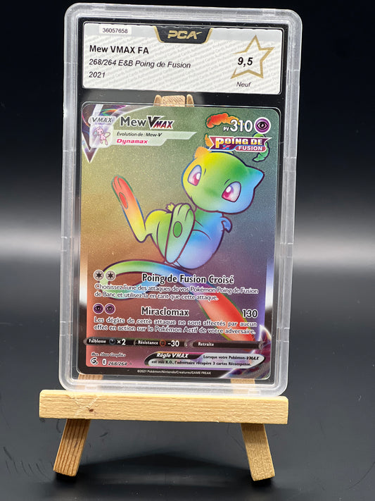 CARTE POKÉMON : MEW RAINBOW 268/264 PCA 9.5 FR