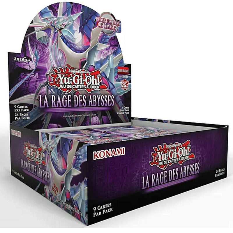 YU-GI-OH! JCC - DISPLAY DE PACK DE BOOSTER LA RAGE DES ABYSSES (24 BOOSTERS) - FR