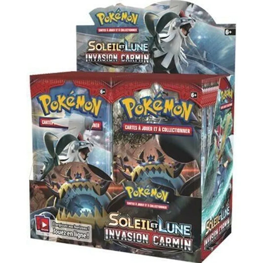POKEMON - DISPLAY 36 BOOSTERS SOLEIL ET LUNE - INVASION CARMIN