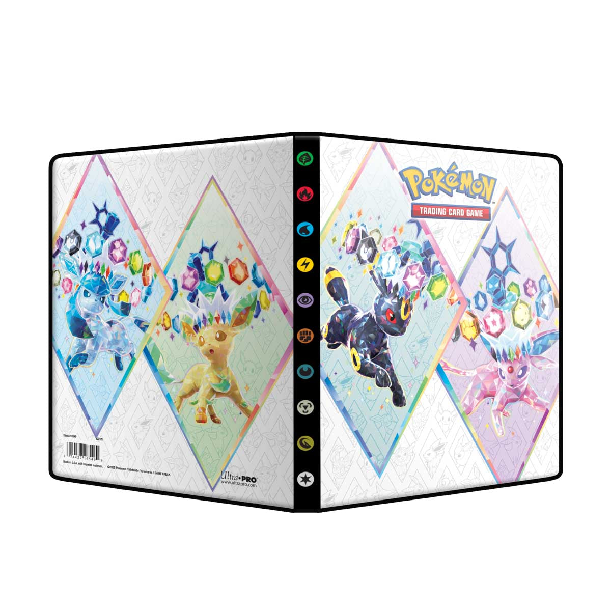ULTRA PRO - POKÉMON JCC - ÉCARLATE ET VIOLET - PORTFOLIO 4 POCHETTES A5 ÉVOLUTIONS PRISMATIQUES