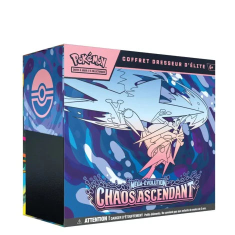 Pokémon JCC : Coffret Dresseur d'Élite Méga-Évolution ME04 Chaos Ascendant - FR