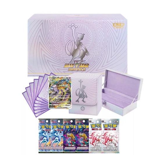 Coffret mewtwo V-star chinois - Coin Leger Abimé