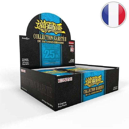 YU-GI-OH! JCC - DISPLAY DE PACK DE BOOSTER COLLECTION RARITY DU 25E ANNIVERSAIRE II (24 BOOSTERS)